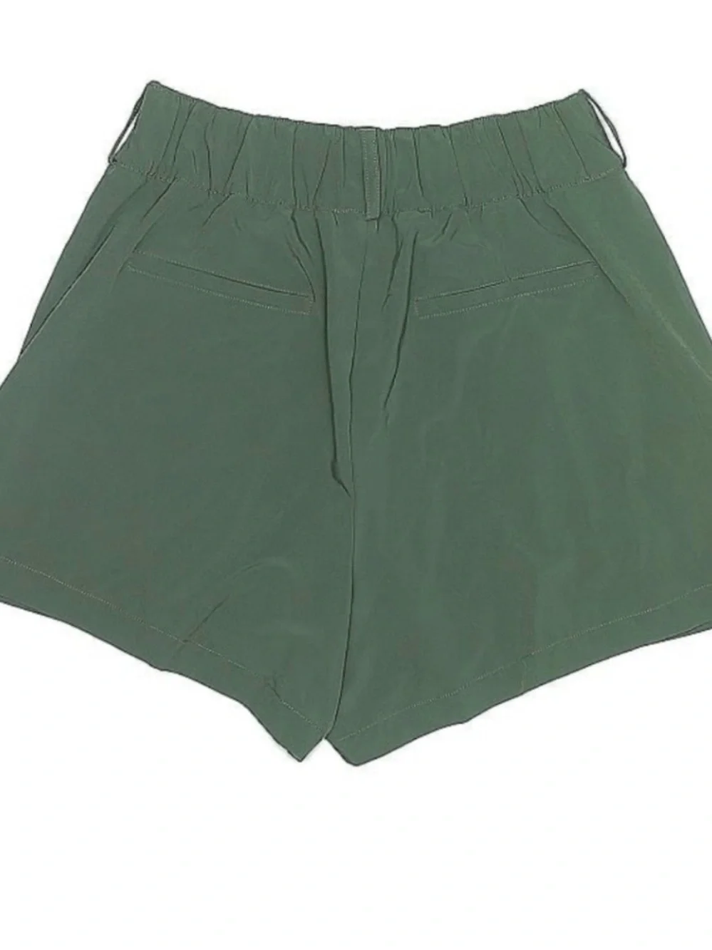 ALO Yoga High-Rise Shorts in Sage - Picture 3 of 5